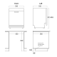 Lave-vaisselle SCANDOMESTIC 33102310000DWI1442WC