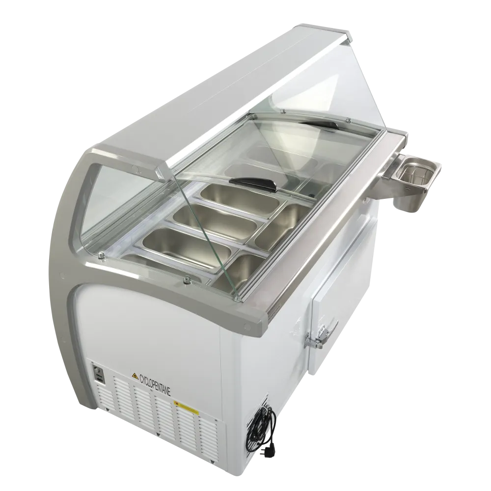 Congélateur coffre vitrine SCANDOMESTIC 23424510000SIC9WB