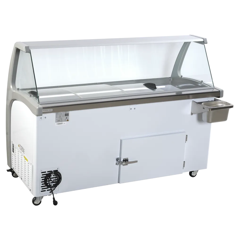 Congélateur coffre vitrine SCANDOMESTIC 23424510000SIC12WB