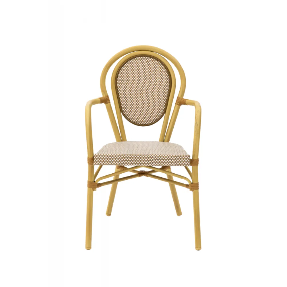 Chaise d'extérieur BHS-HoReCa KOP/RICCARDO.ARM.TX.0377/HH/STM