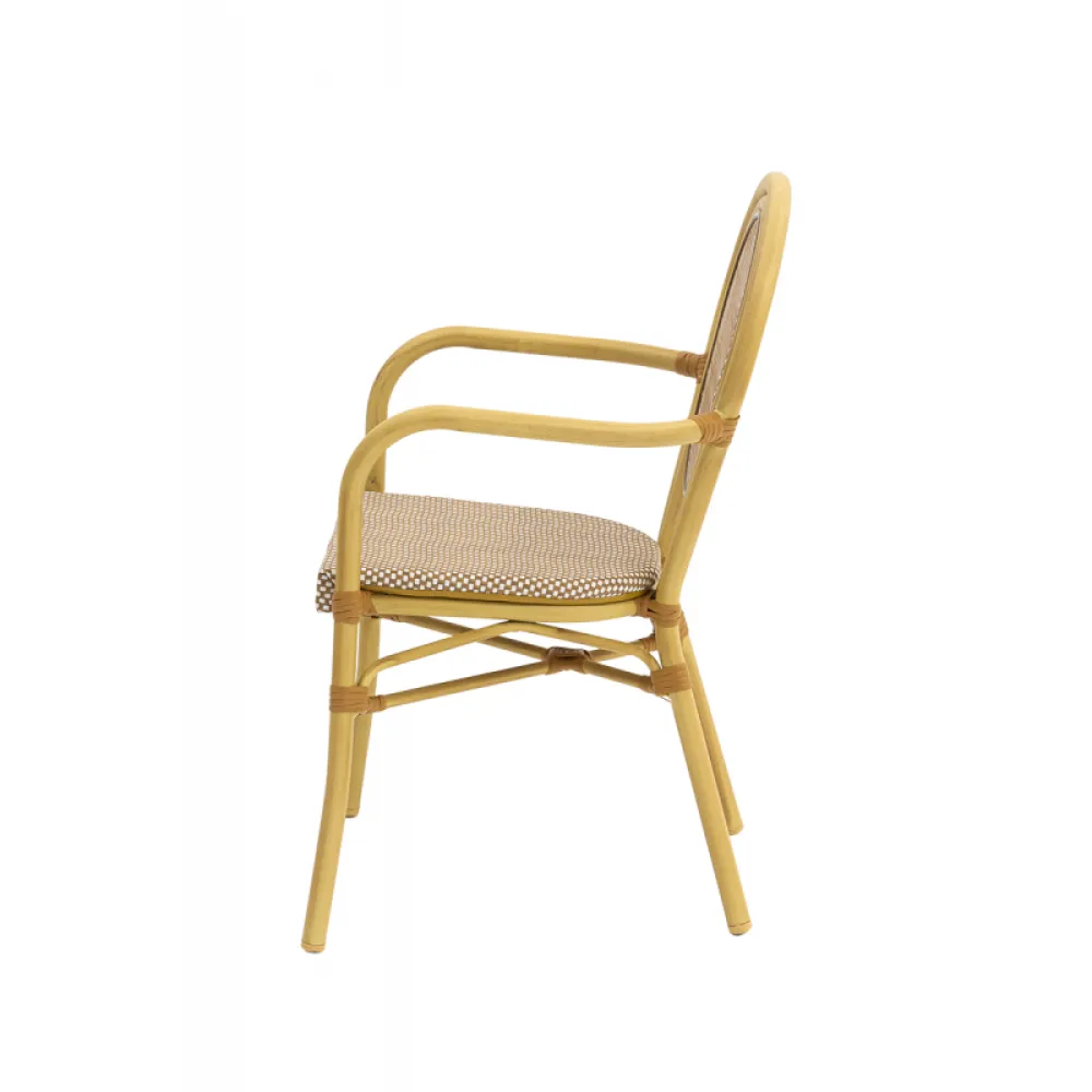 Chaise d'extérieur BHS-HoReCa KOP/RICCARDO.ARM.TX.0377/HH/STM