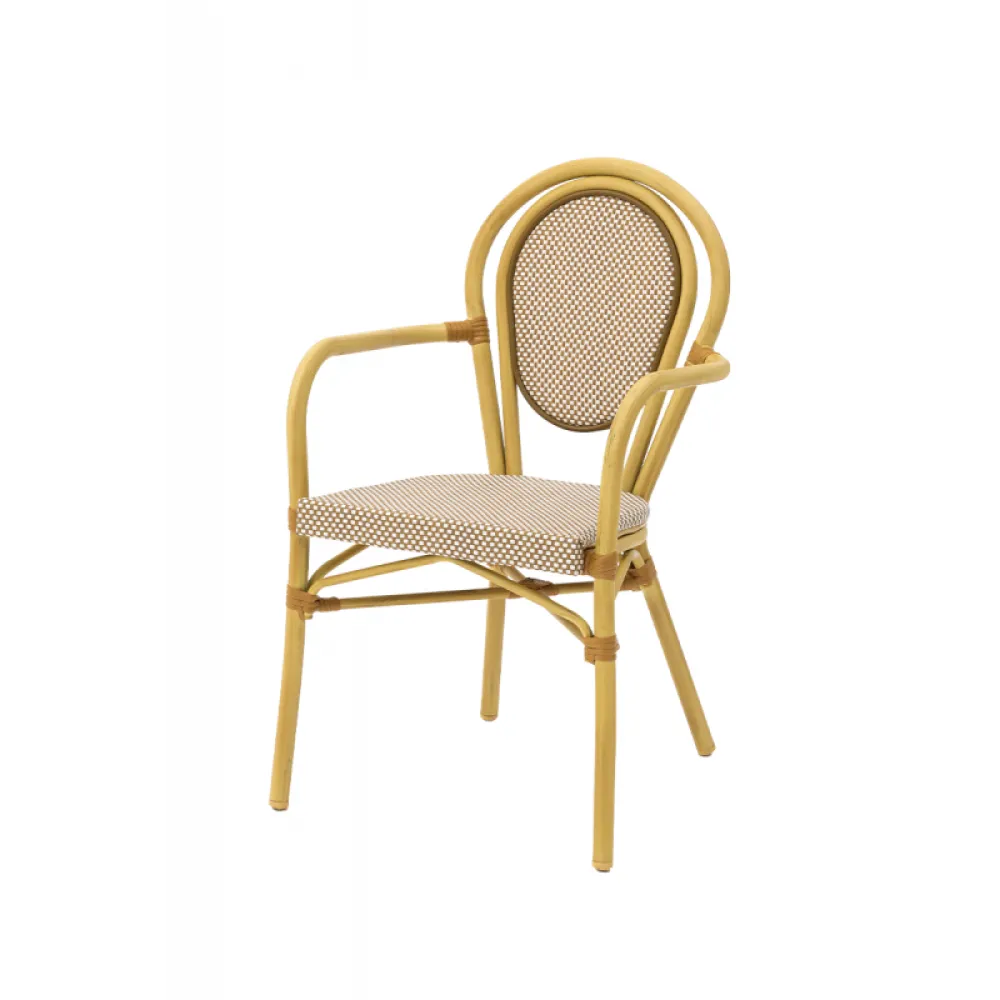Chaise d'extérieur BHS-HoReCa KOP/RICCARDO.ARM.TX.0377/HH/STM