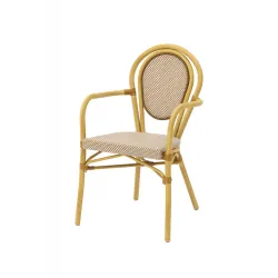 Chaise d'extérieur BHS-HoReCa KOP/RICCARDO.ARM.TX.0377/HH/STM