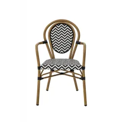 Chaise d'extérieur BHS-HoReCa KOP/RICCARDO.ARM.TX.2963/HH/STM