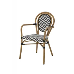 Chaise d'extérieur BHS-HoReCa KOP/RICCARDO.ARM.TX.2963/HH/STM
