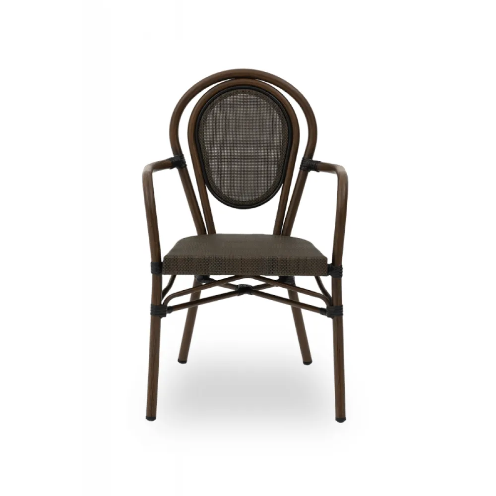 Chaise d'extérieur BHS-HoReCa KOP/RICCARDO.ARM.TX.7001/HH/STM