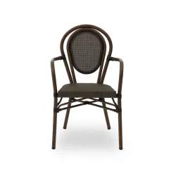 Chaise d'extérieur BHS-HoReCa KOP/RICCARDO.ARM.TX.7001/HH/STM