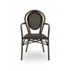 Chaise d'extérieur BHS-HoReCa KOP/RICCARDO.ARM.TX.7001/HH/STM