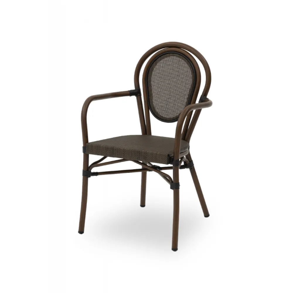 Chaise d'extérieur BHS-HoReCa KOP/RICCARDO.ARM.TX.7001/HH/STM