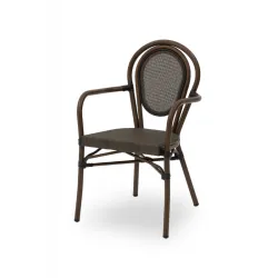 Chaise d'extérieur BHS-HoReCa KOP/RICCARDO.ARM.TX.7001/HH/STM