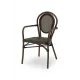 Chaise d'extérieur BHS-HoReCa KOP/RICCARDO.ARM.TX.7001/HH/STM