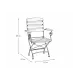 Chaise d'extérieur BHS-HoReCa KOP/LARA.GRAND.01.10/VL/STM