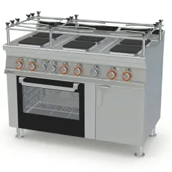 Cuisinière électrique avec four pour navires LOTUS 0880123BX