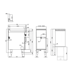 Friteuse électrique pour navires LOTUS 08090831X