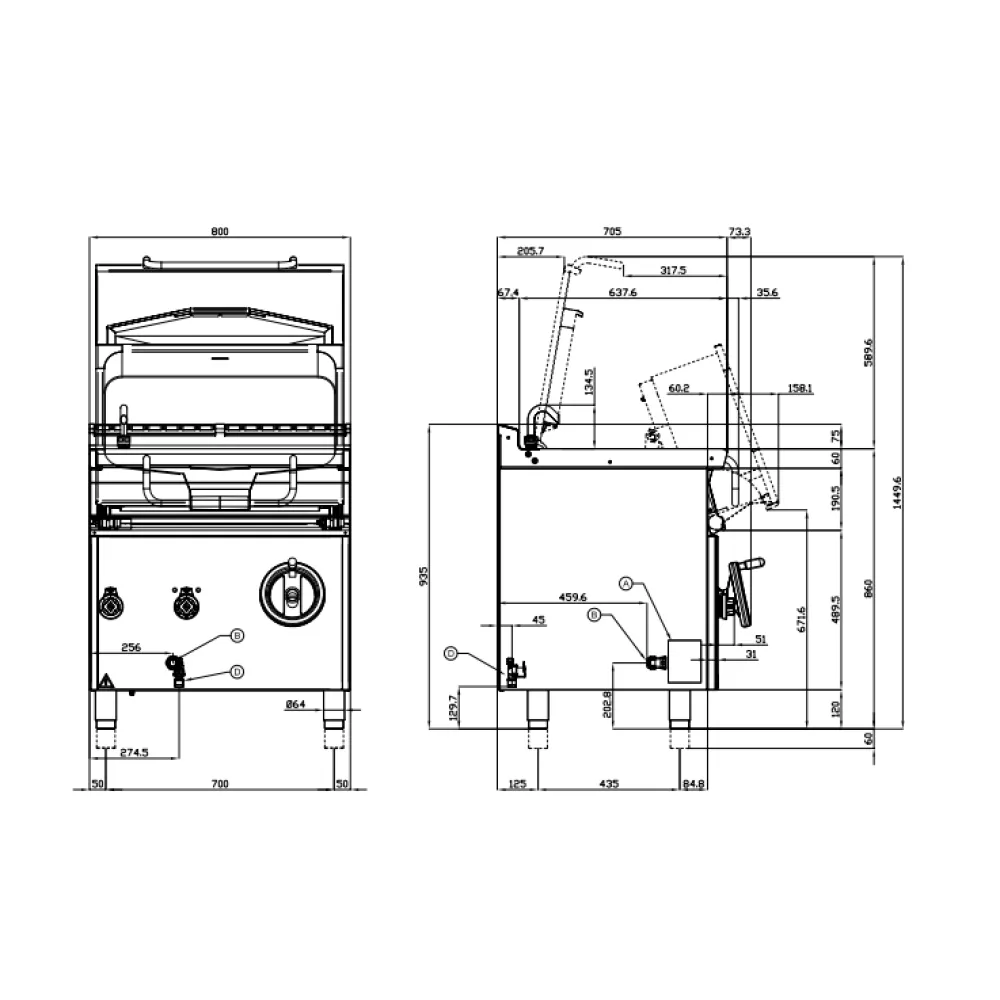 Friteuse électrique LOTUS 08130831X