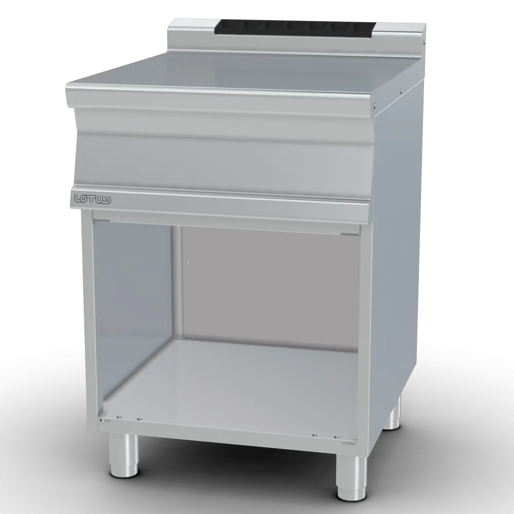 Plan de travail avec soubassement inox LOTUS 08010601