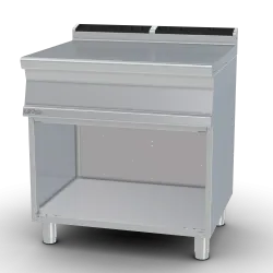 Plan de travail avec soubassement inox LOTUS 08010801