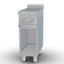 Plan de travail avec soubassement inox et tiroir LOTUS 08010300