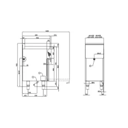 Cuisinière à gaz avec four LOTUS 06680850