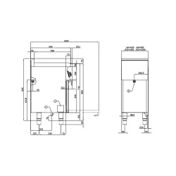 Cuisinière à gaz avec four LOTUS 06681051