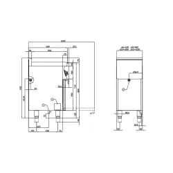 Cuisinière à gaz avec four LOTUS 06690662