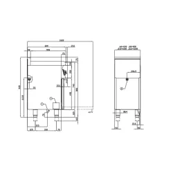 Cuisinière à gaz avec four LOTUS 06690863