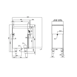 Cuisinière à gaz avec four LOTUS 06790861