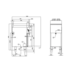 Cuisinière à gaz avec four LOTUS 06790862