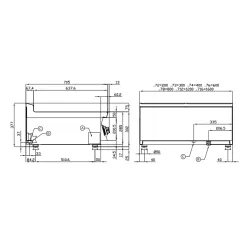 Table de cuisson électrique pour navires LOTUS 18030831X