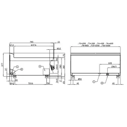 Table de cuisson électrique pour navires LOTUS 18031231X