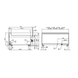 Table de cuisson électrique pour navires LOTUS 18030832X