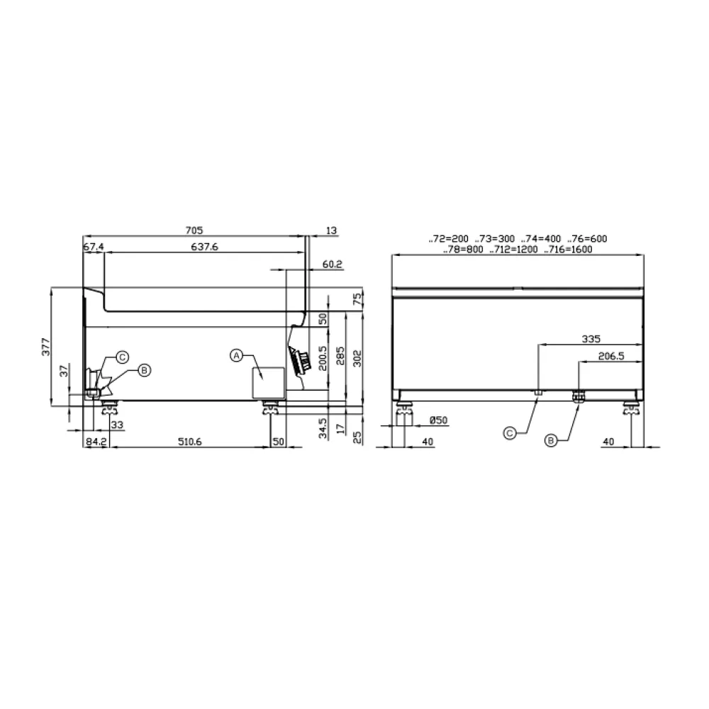 Plaque de gril à gaz LOTUS 1823125B