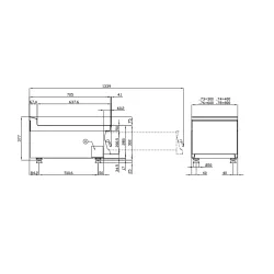 Plan de travail neutre LOTUS 18010800X