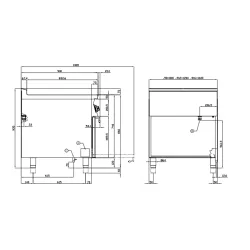 Cuisinière électrique avec four LOTUS 0980083A