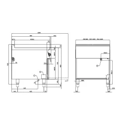 Cuisinière électrique avec four LOTUS 09660831