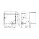 Bain-marie chaud avec armoire neutre LOTUS 09050410X