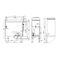 Chauffe-plat pour produits frits destiné aux navires LOTUS 09040410X