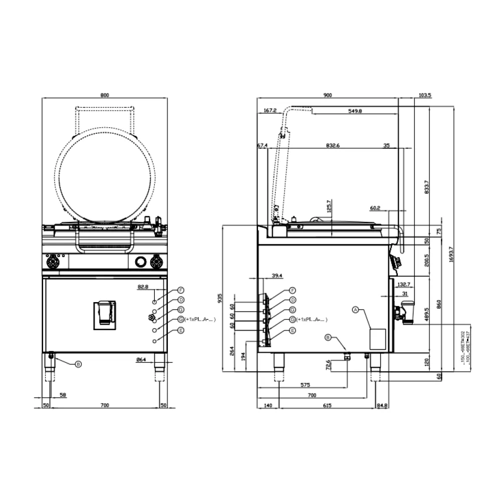 Sauteuse électrique pour navires LOTUS 09160837X