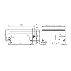 Table de cuisson électrique pour navires LOTUS 19030830X