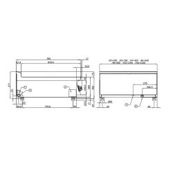 Table de cuisson électrique pour navires LOTUS 19031230X