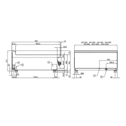 Table de cuisson électrique pour navires LOTUS 19030831X