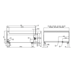 Table de cuisson électrique pour navires LOTUS 19030832X