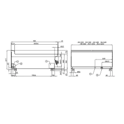 Table de cuisson à induction pour navires LOTUS 19030433X
