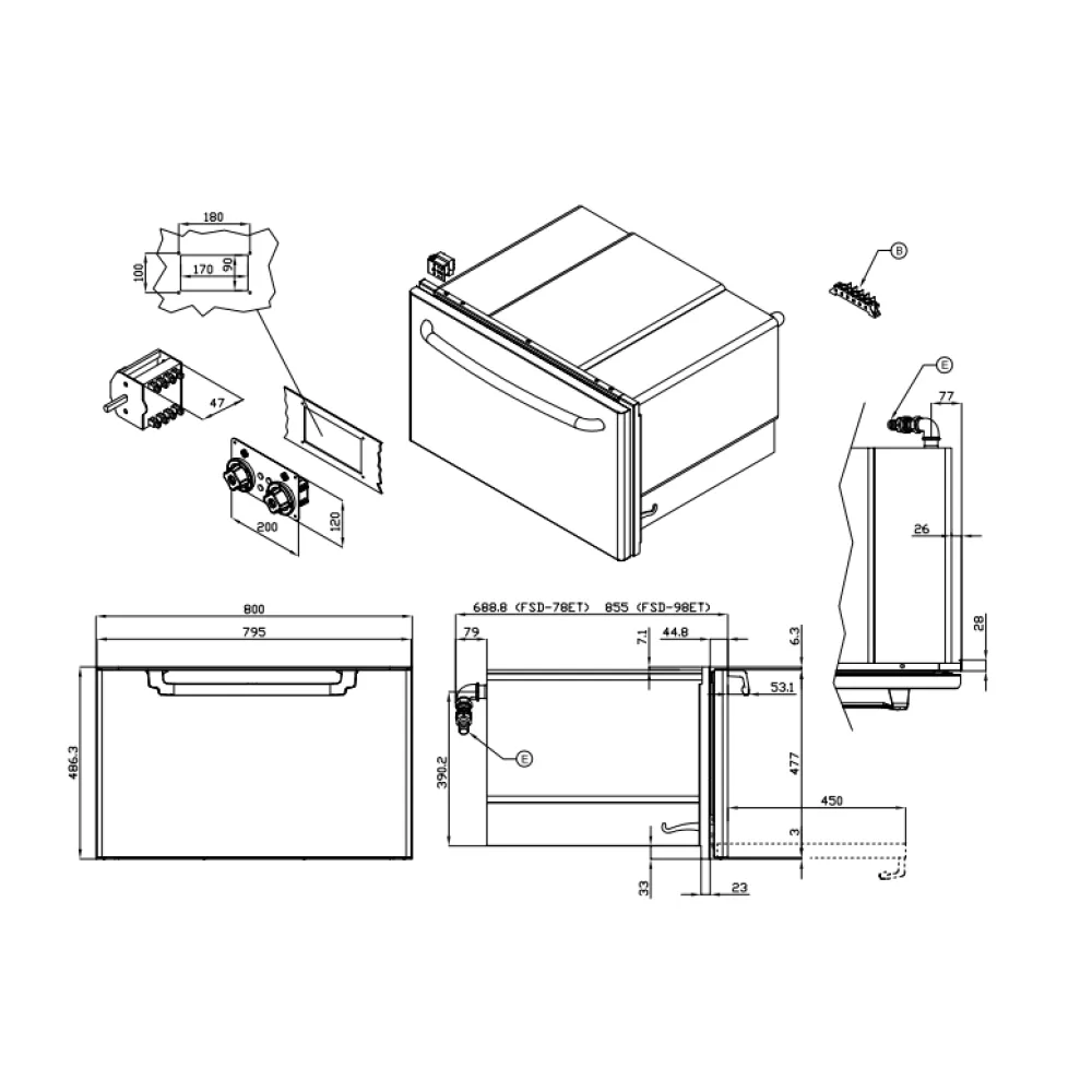 Four électrique pour navires LOTUS 28500830X