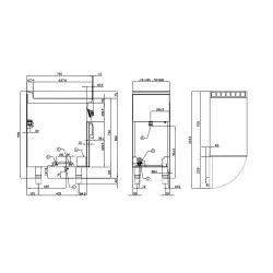Bain-marie chaud avec étagères LOTUS 08220850