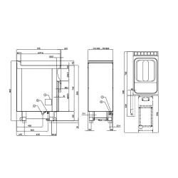 Friteuse gaz LOTUS 0832A450
