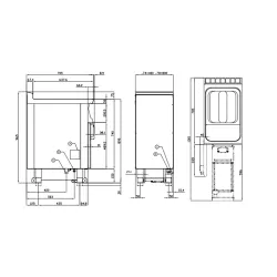 Friteuse gaz LOTUS 0832A850