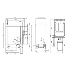 Friteuse gaz LOTUS 0832A451