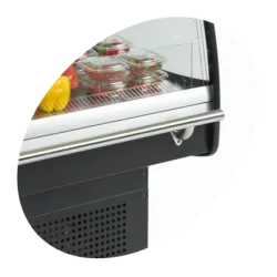 Vitrine horizontale d'impulsion TEFCOLD PDC90