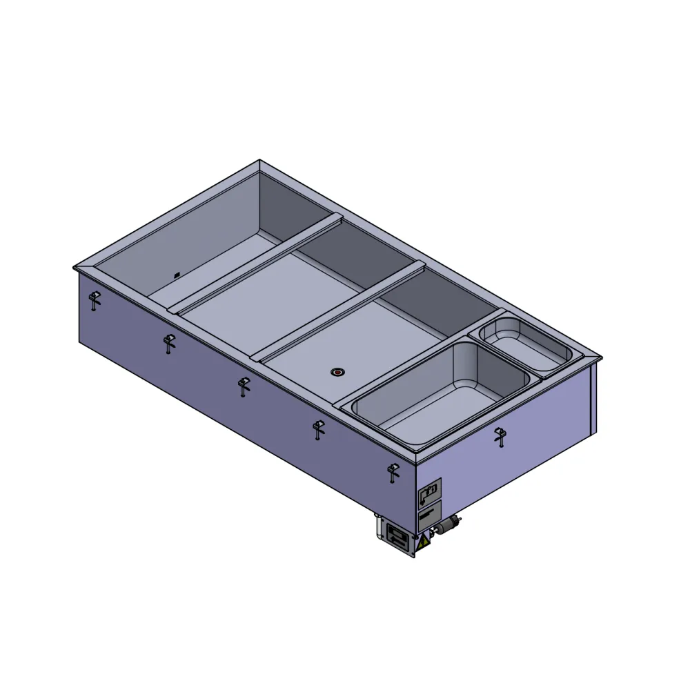 Bain-marie chaud à encastrer BHS-HoReCa GNX4X13